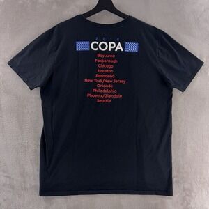 Nike Copa America T Shirt Mens Size‎ XL Black Soccer Tournament Graphic Tee